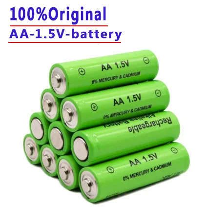 100%.Originalus. Recargable. NI-MH.baterías recargables. 1,5 V AA baterijos. Prefabricadas para juguetes. 1,5 v
