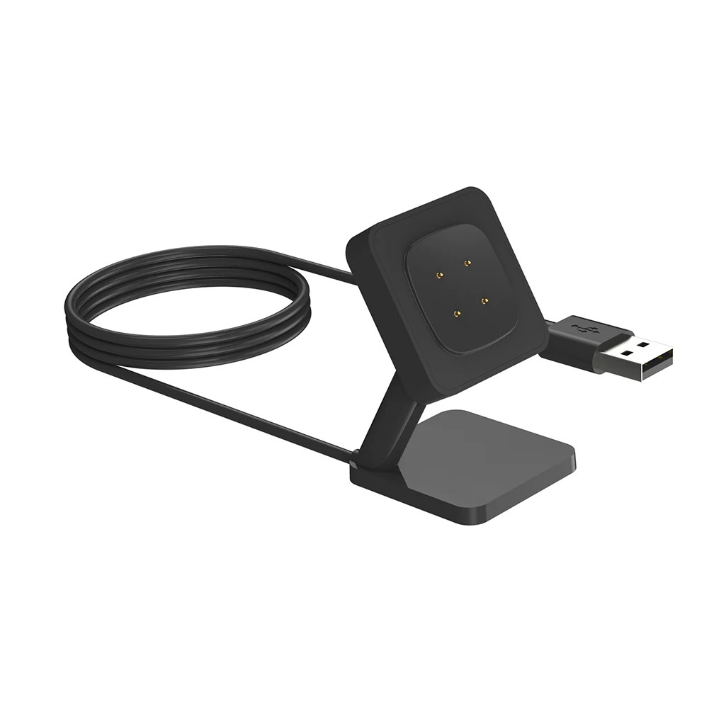 100cm 5V 1A USB Įkroviklis Lopšys Dock Laidas Fitbit Atvirkščiai 4/3/Fitbit Prasme 2/1