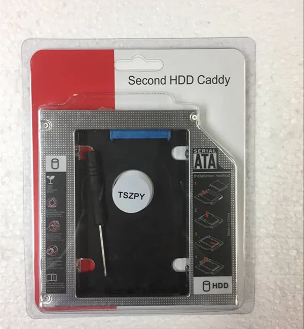 12.7 MM SATA Į SATA 2-asis Kietasis Diskas HDD SSD Caddy Adapteris, skirtas 