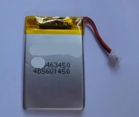 1pcs 463450 3.7 v, 1000mah ličio polimero akumuliatorius li-po, už Mp3, MP4, GPS PSP smart watch 