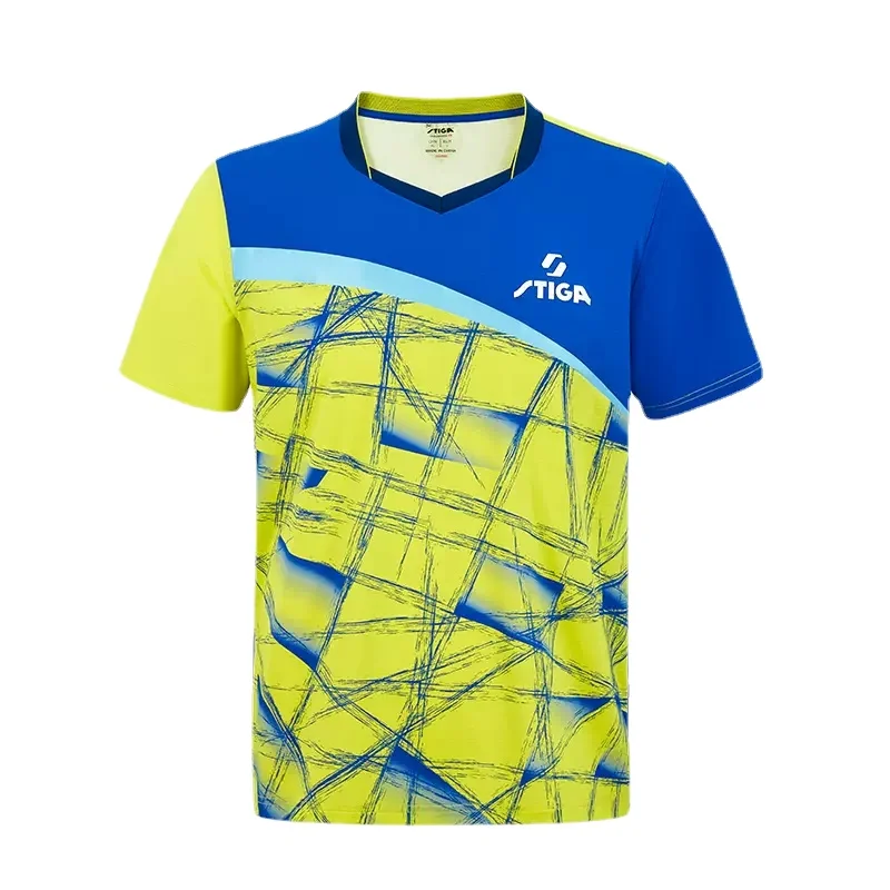 2023 Stiga stalo teniso marškinėliai naujas vyrų, moterų sporto trumpas rankovės teniso sporto CA-95