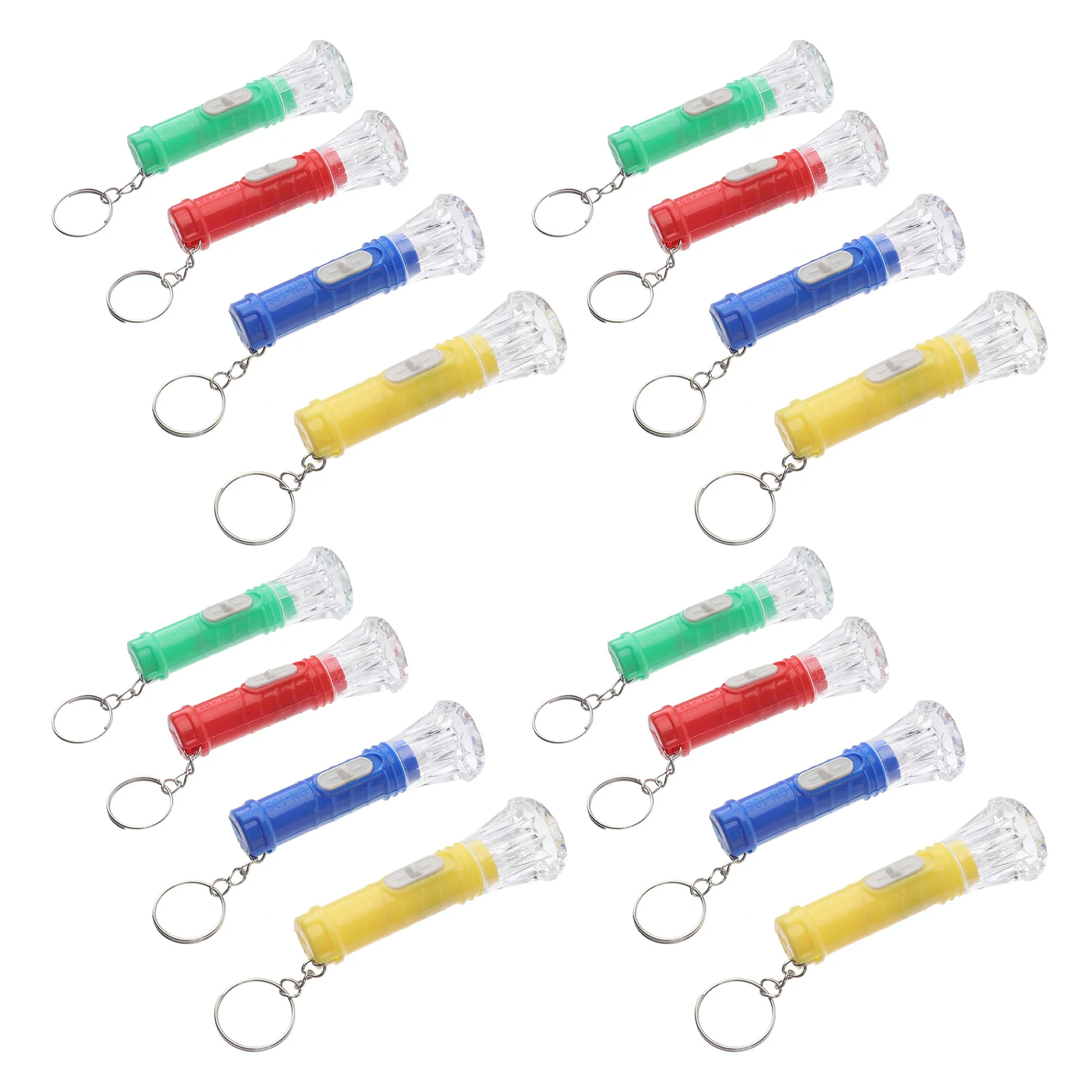 24PCS Mini Žibintuvėlis Keychain LED paketų prižiūrėtojų raktinę Žibintuvėlį, Fakelą Patalpų ir Lauko (Atsitiktinė Spalva)