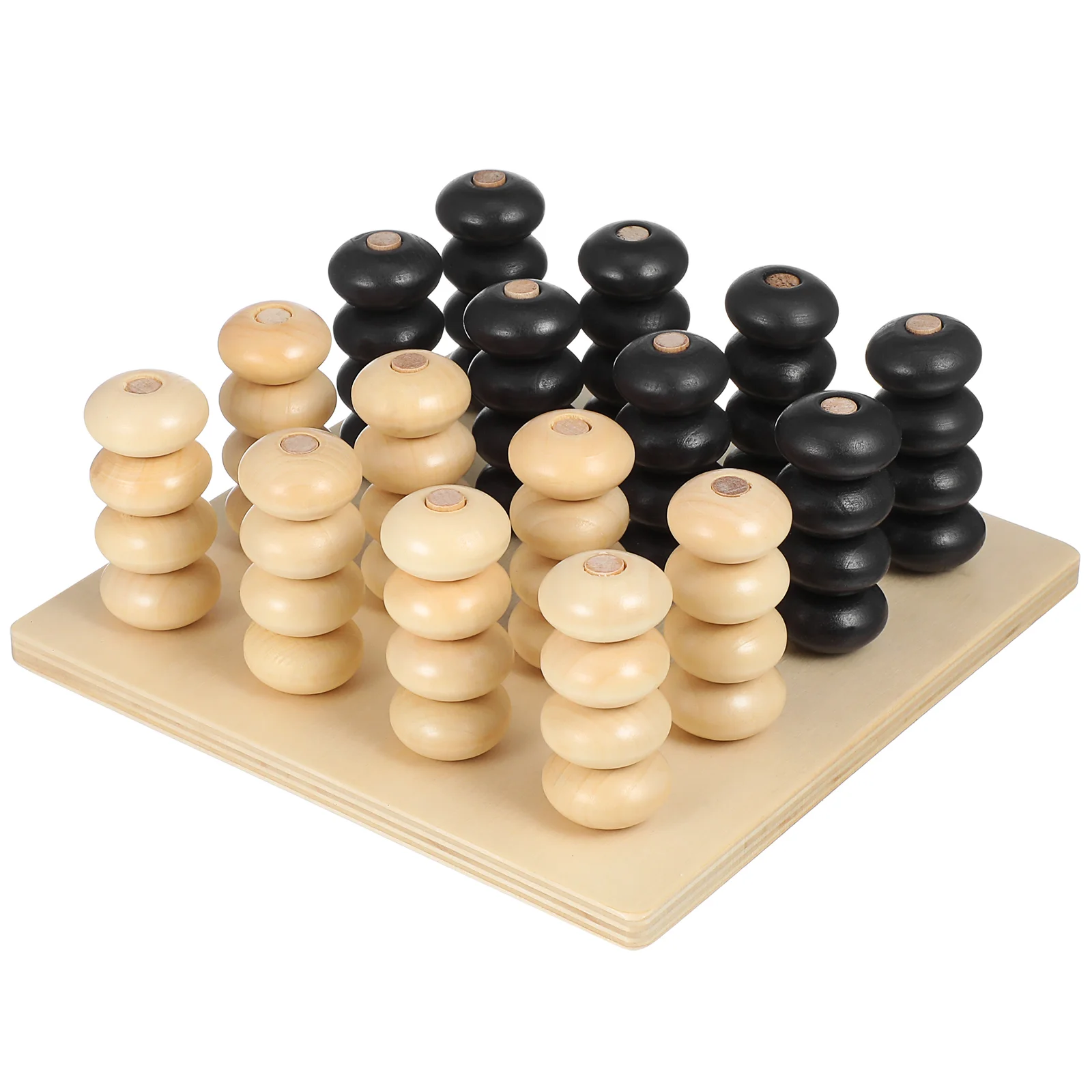 3D Keturių iš Eilės Medinių Strategijos Žaidimas Šachmatai Skaitmeninis Žaidimas Švietimo Smegenų Kibinimas Žaislai Vaikams, Suaugusiems ( )