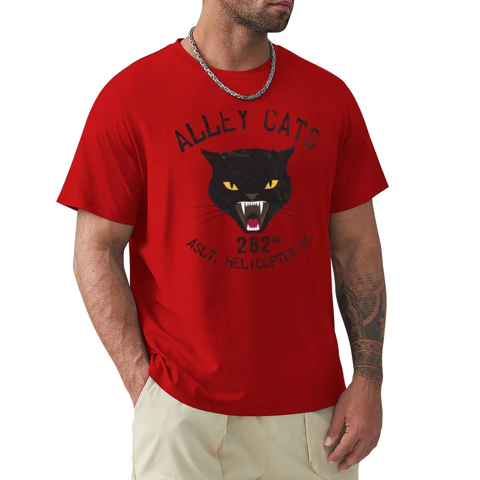 Alley Cats Bendrovė T-Shirt juokingi marškinėliai prakaito marškinėliai t-shirts žmogus vasaros top mens čempionas t shirts