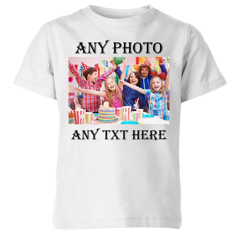 Asmeninį Užsakymą Spausdinti Vaikams, Vaikiški Marškinėliai Su Nuotrauka Tekstas Juokingas Cool Tee Viršų