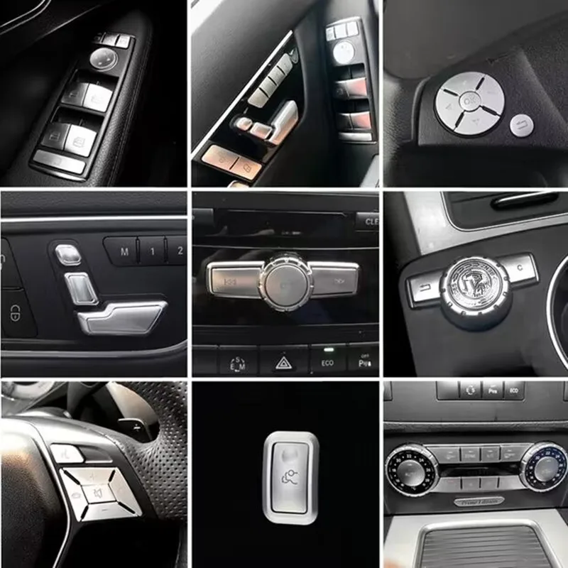 Automobilio salono pakeitimas, langų iki mygtuką, papuošalai, blizgučiai lipdukas Mercedes Benz 