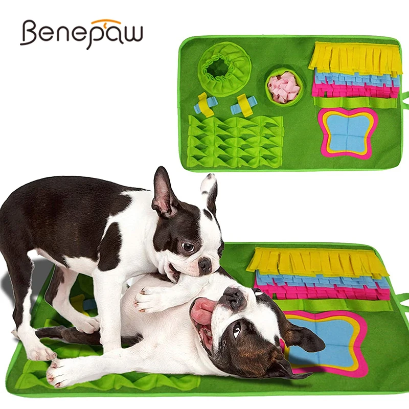Benepaw Interaktyvus Žaislas Šuo Dėlionė Gyvūnėlių Snuffle Kilimėlis Šuniukas Uostyti Mokymo Šėrimo Pagalvėlė Skatina Natūralaus Maitinimosi Įgūdžius
