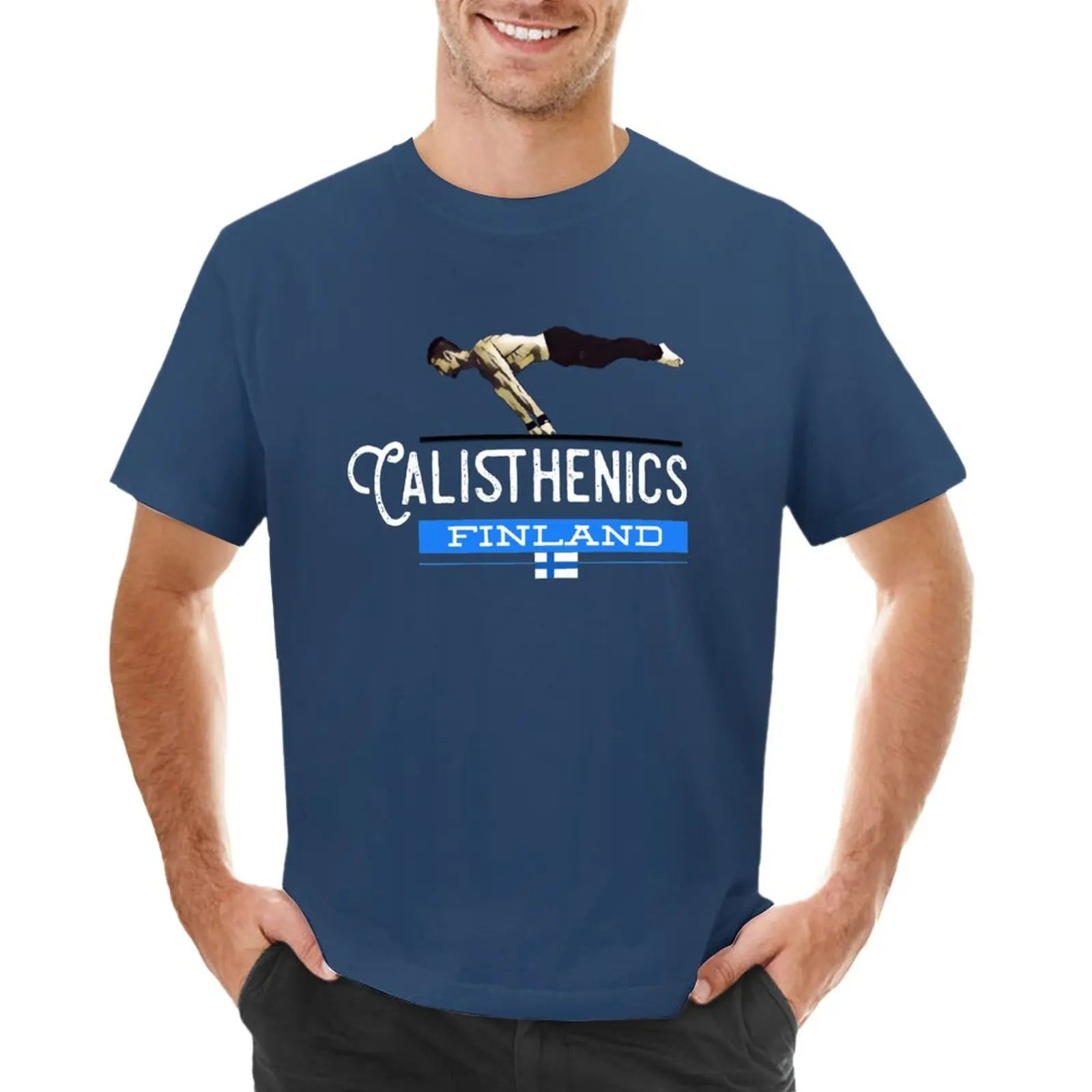 Calisthenics Mokymo Suomijoje Dizaino Marškinėliai T-Shirt muitinės sporto aistruoliams nauja redakcija vasaros drabužių mens paprasto t shirts
