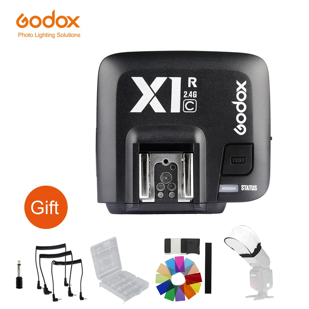 Godox X1 X1R-C X1R-N X1R-S TTL 2.4 G Bevielio ryšio Imtuvas Suderinamas X1T-C/N/S XPRO-C/N/S 