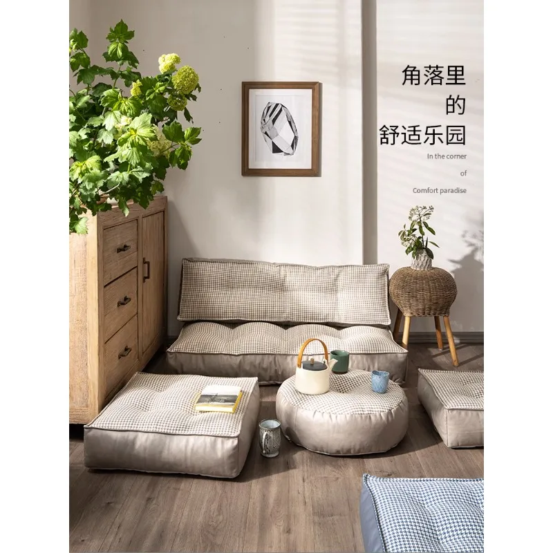 Japonų stiliaus futonas pagalvėlės, miegamasis, balkonas, sofa-lova, tingus asmuo, gulėti, bezdalius pagalvėlė, minkšta sėdi prieplaukos, tatamio kilimėlis, cush