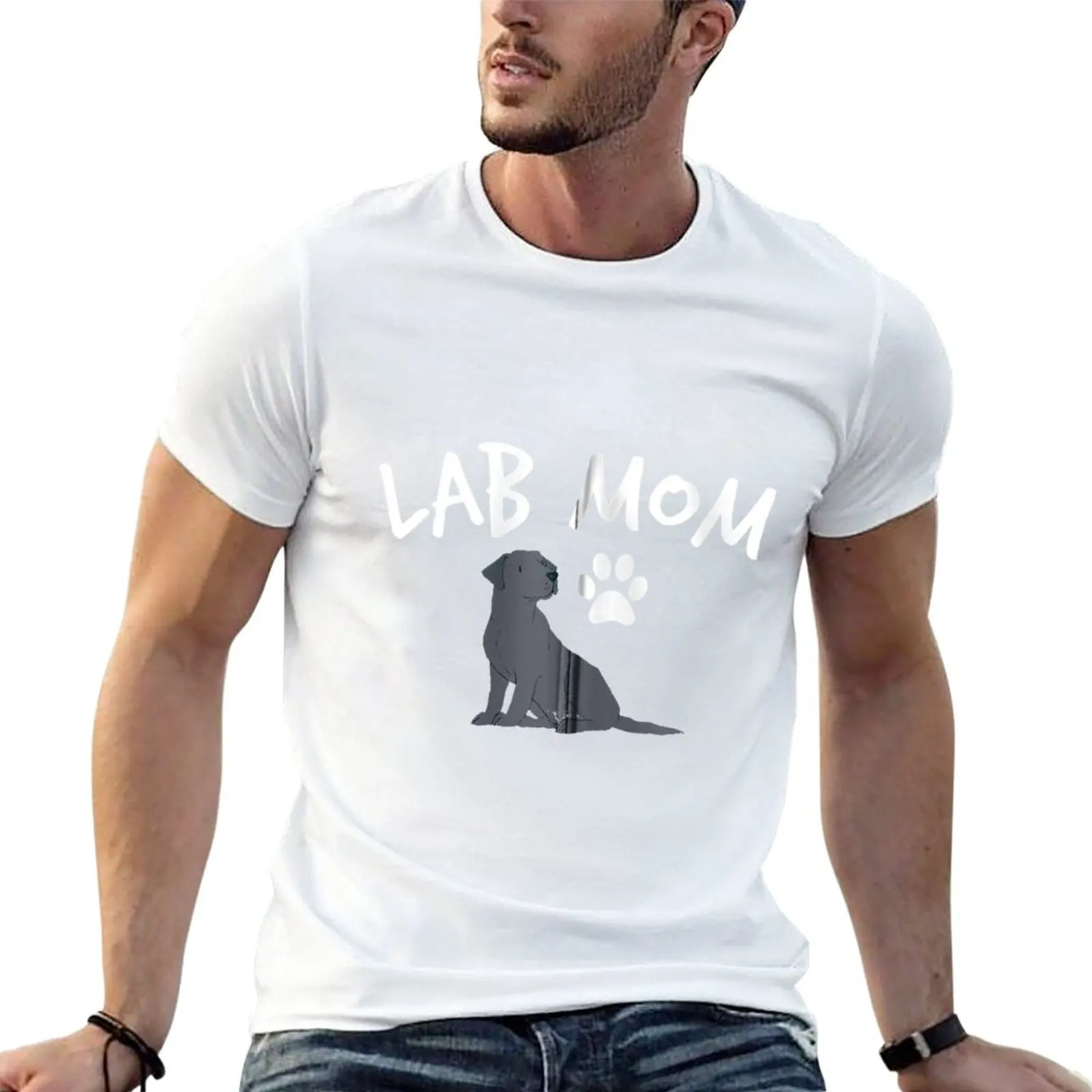 Labradoro Retriveris Lab Mama, Šuo, Šuniukas, naminių Gyvūnėlių Mylėtojas Dovana Zip Hoodie T-Shirt prakaito marškinėliai prakaito marškiniai vyrai