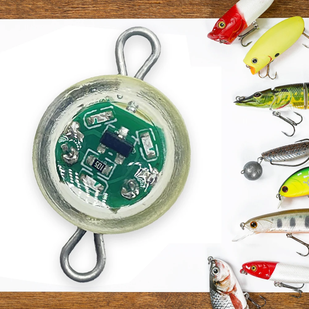 LED Masalas Šviesos Lempos Akies Formos Mini Pritraukti Žvejybos Šviesos Soomth Vandeniui Patvarus Plastiko Žvejys Prekes