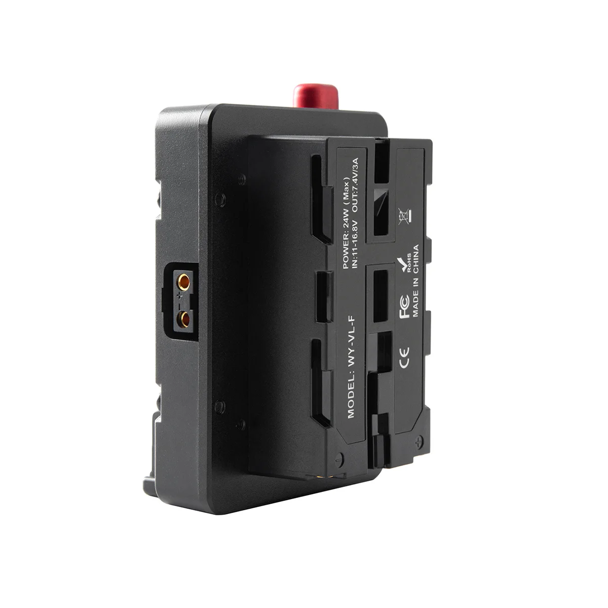Maitinimo Adapteris tvirtinimo Plokštė, Mini Nano V/V Mount Baterija NP-F NP-F960 NP-F970,D-Bakstelėkite Kameros/LED Z Cam E2/F6/S6/F8