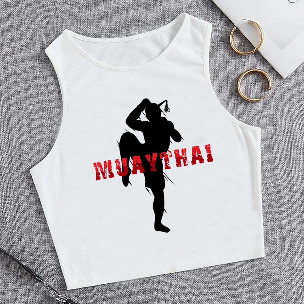 Muay Thai pasakų grunge hipių korėjos mados pasėlių viršų Moteris fairycore korėjos mados trashy marškinėliai drabužių