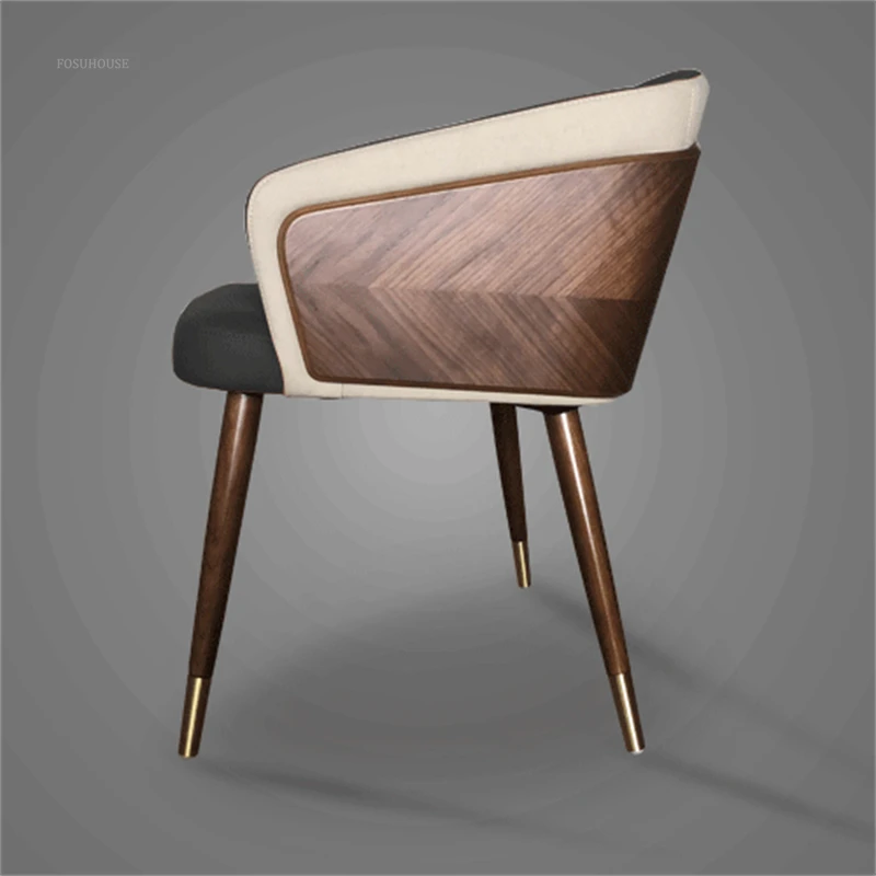 Namų Paprastos Valgomojo Kėdės Europos Stiliaus Dizaino Miegamojo Baldai, Medžio Porankiai Kėdė Šviesos Prabangių Virtuvės, Valgomojo Kėdės