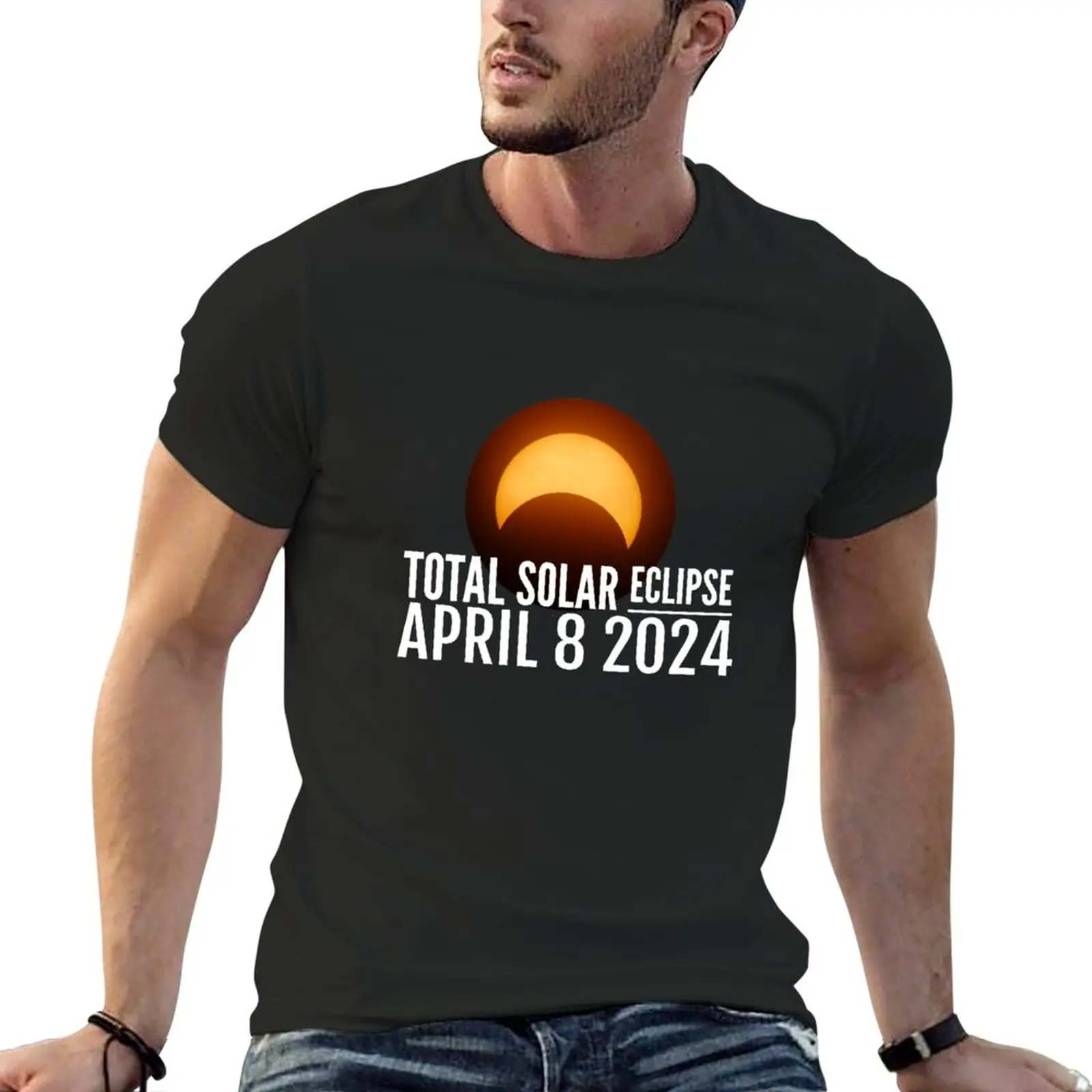 Nauja Bendra Saulės užtemimas balandžio 8, 2024 Marškinėlius, Astronomija Marškinėliai T-Shirt užsakymą marškinėliai juodos spalvos sportinius marškinėlius, paprasto t marškinėliai vyrams