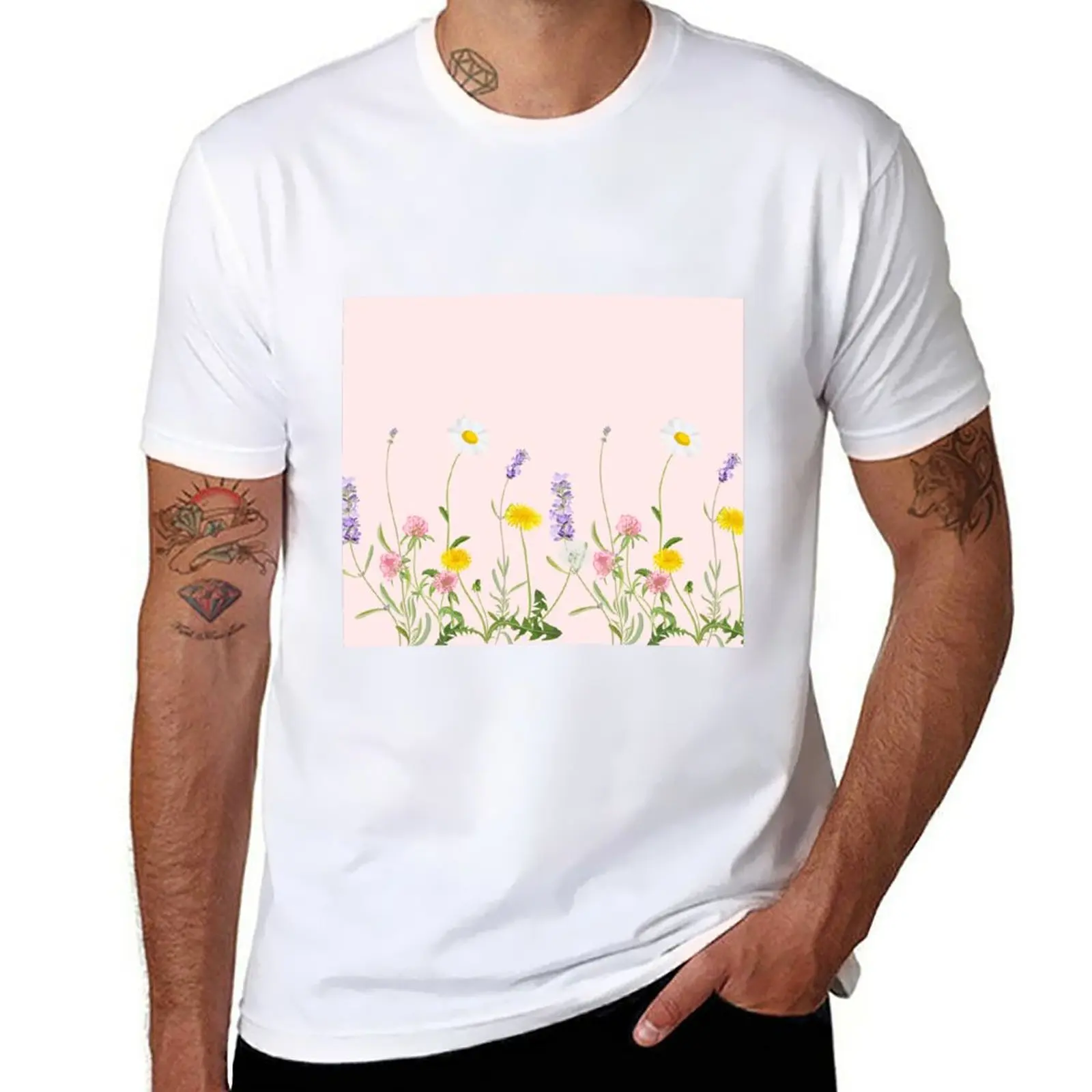 Naujas Blush pink - wildflower svajones, T-Marškinėliai, greitas džiovinimas, marškiniai sunkiasvoris t marškinėliai topai vintage drabužiai, vyriški t-shirt