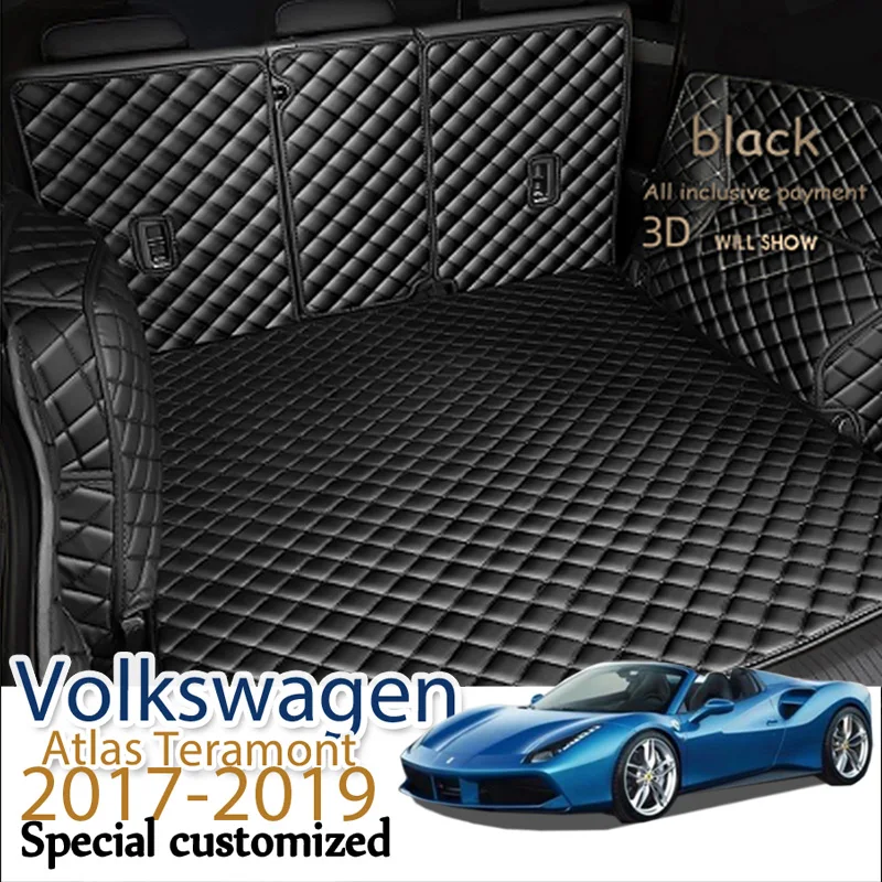Odos Automobilio Bagažo Skyriaus Kilimėlis Volkswagen Atlas Teramont 2017-2019 Linijinių Krovinių Reikmenys, Interjero Įkrovos