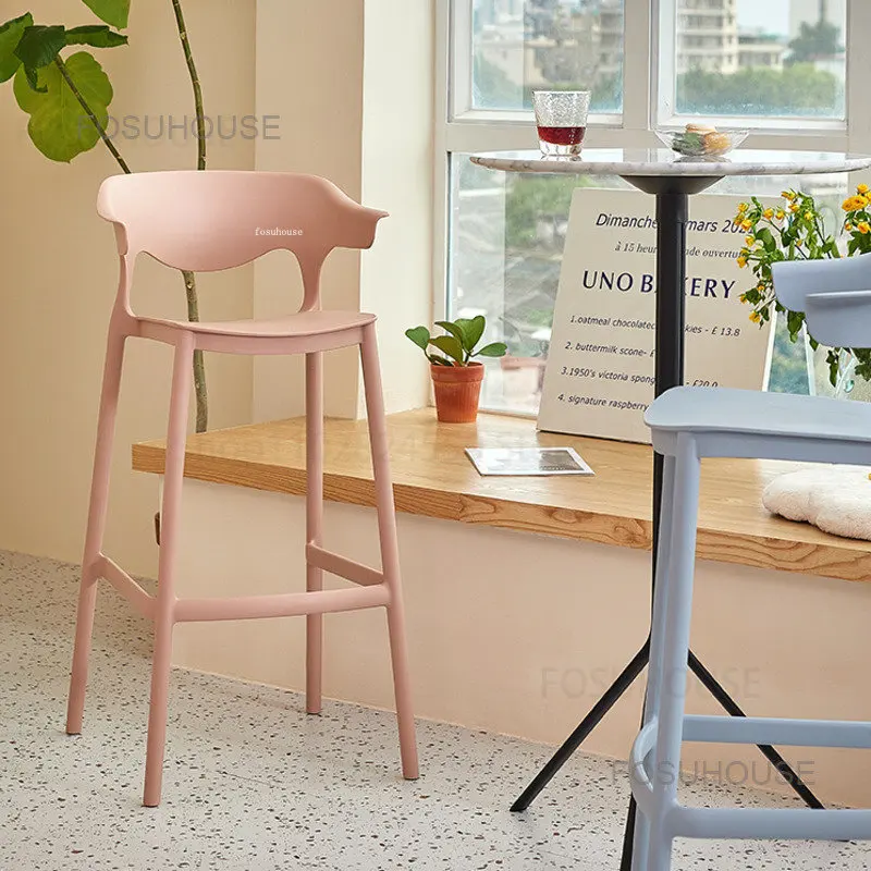 Paprastas Plastikinis Atgal Baro Kėdės Namuose, Aukštos Kėdės, Virtuvės Šiuolaikinio Meno Aukštos Baro Kėdės Namų Dizaineris Didina Baro Kėdė C