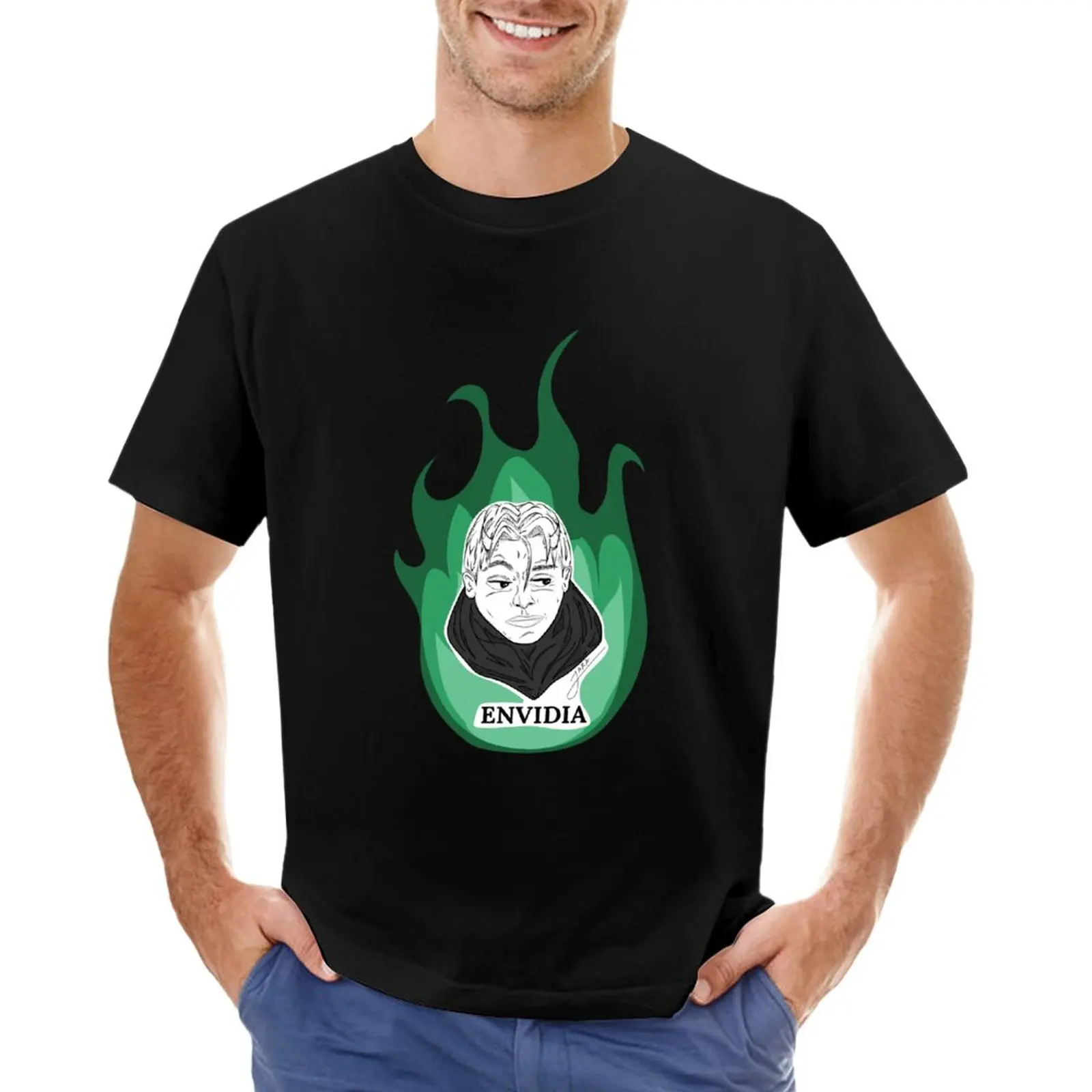 Pavydas - Nuodėmes Bžūp T-Shirt juokinga t shirts custom t shirts grafinis t marškinėliai slim fit t marškinėliai vyrams