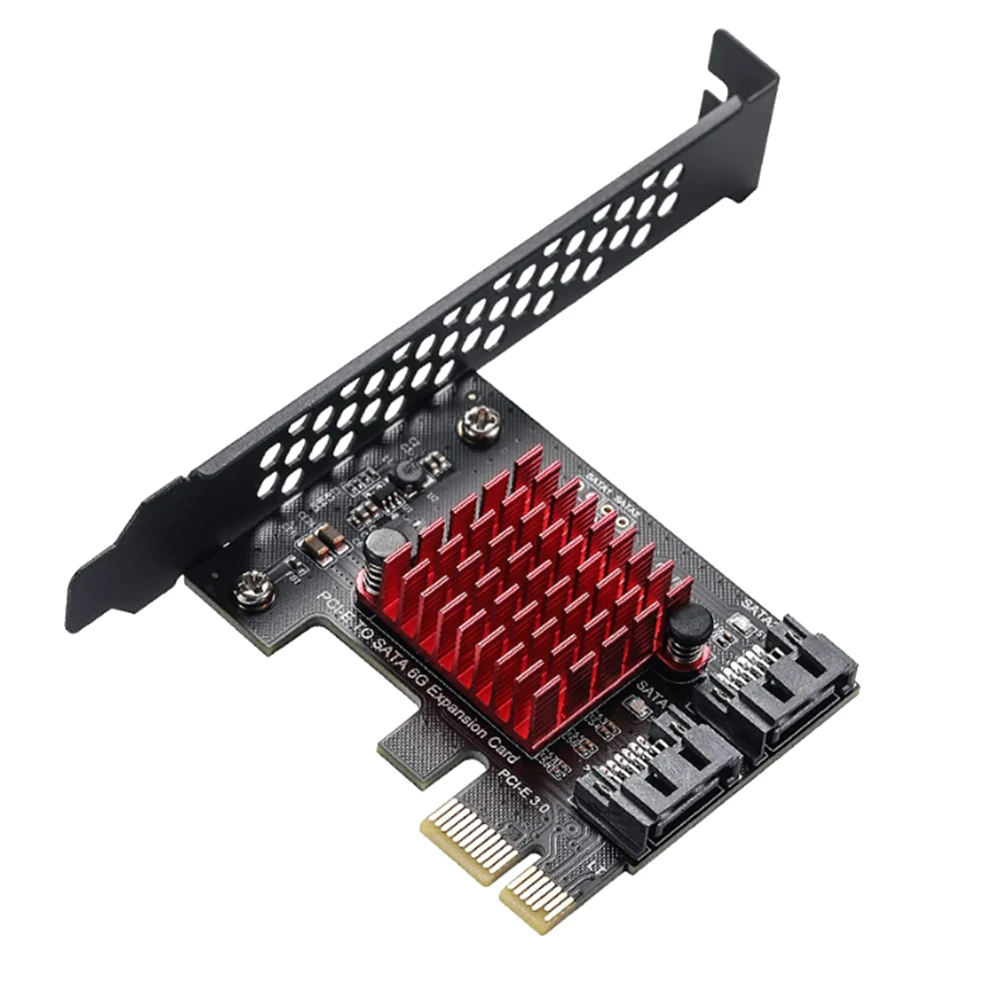 PCIe 2 Uostai SATA 3 III 3.0 6 Gb SSD Adapter PCI-E PCI Express X1 Valdiklio plokštės Plėtimosi Kortelės Palaikymas X4 X6