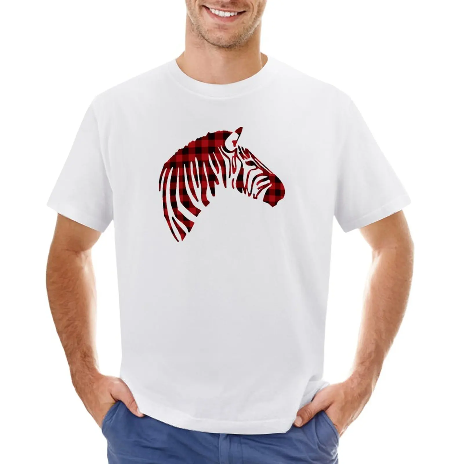 Pledas Zebra T-Marškiniai plius dydžių ir berniukai, gyvūnų spausdinti paprasto t marškinėliai vyrams