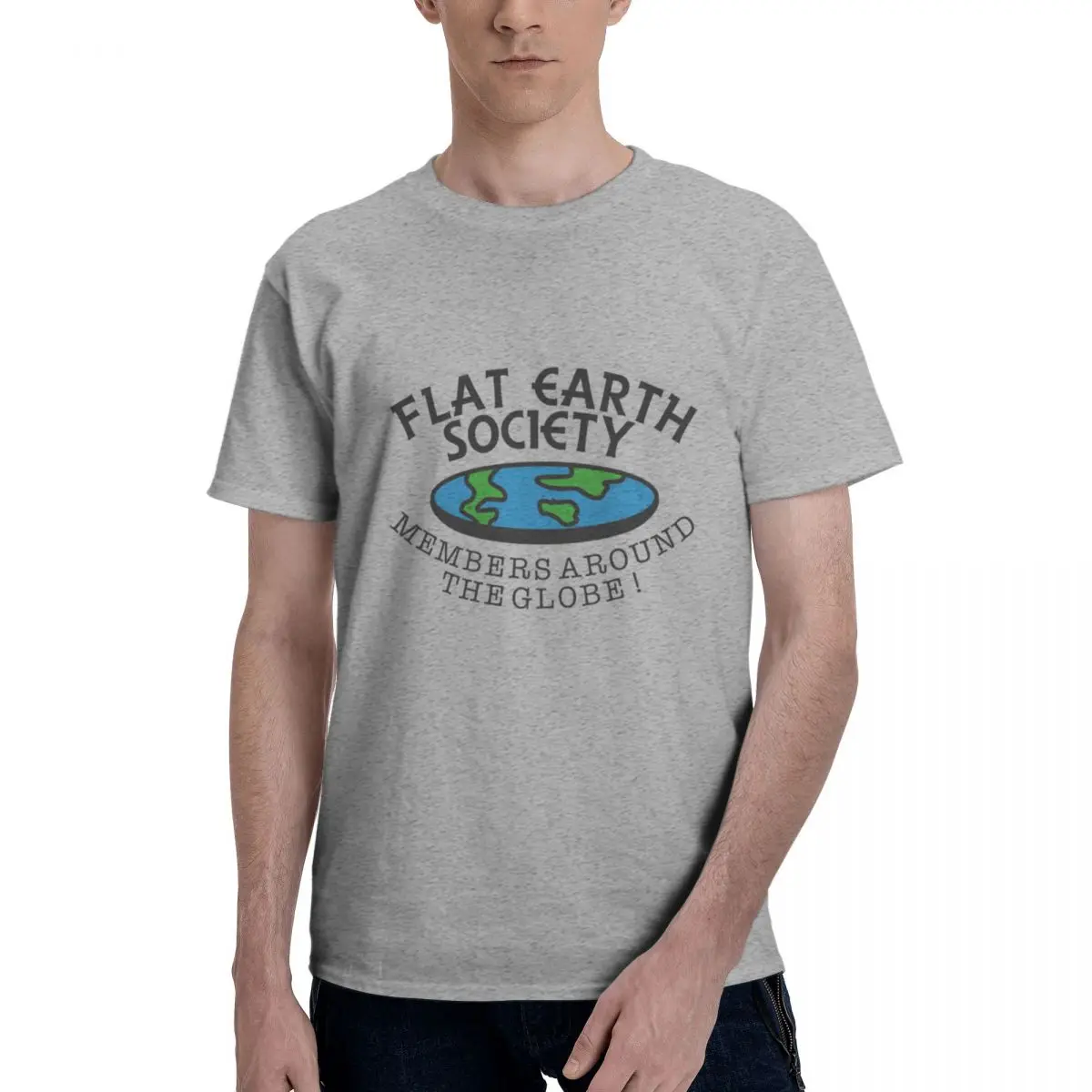 Plokščios Žemės Draugijos Nariai Visame Pasaulyje Svarbu, T-Marškinėliai, vyriški marškinėliai nauja redakcija marškinėliai Estetinės drabužiai