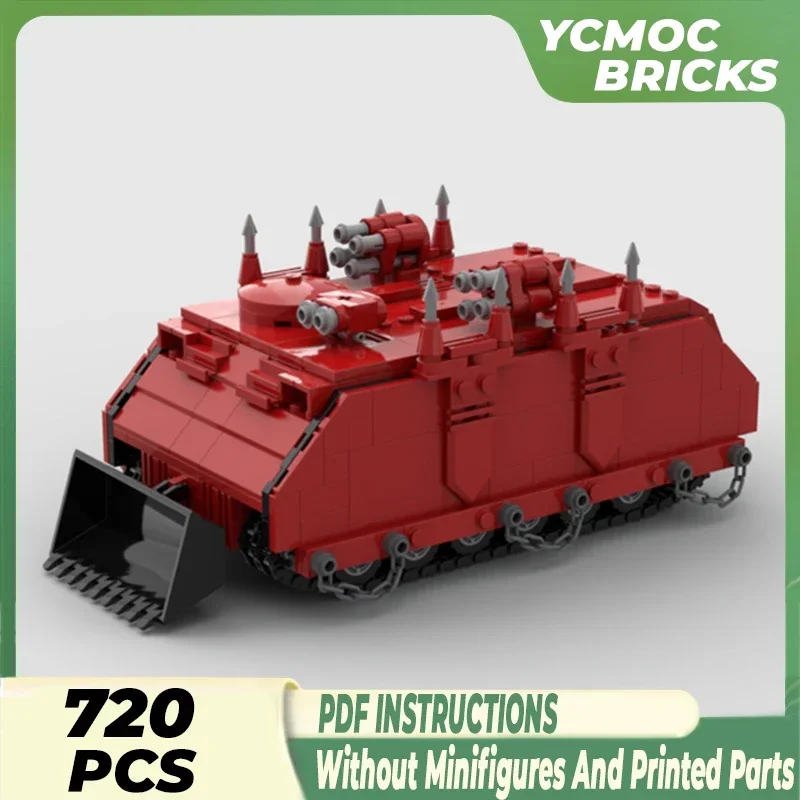 Populiarus 40000K Žaidimas Modelio Ss Statybinės Plytos Karinės Raudona Rhino Bakas Technologijų Blokai Dovanos Kalėdų Žaislai 