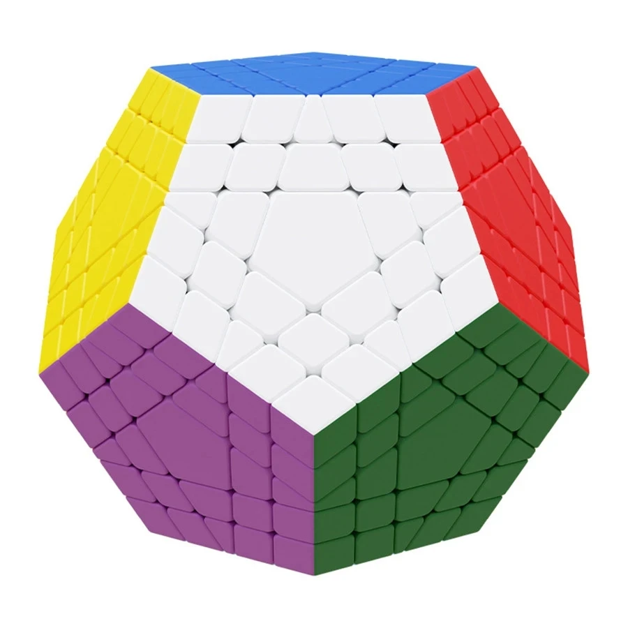 Shengshou Stickerless 4x4, 5x5 Sengso Dodecahedron Kubo Galvosūkį Greitis 12 Veidus Megaminx Magico Cubo Žaislas Vaikų Dovanų
