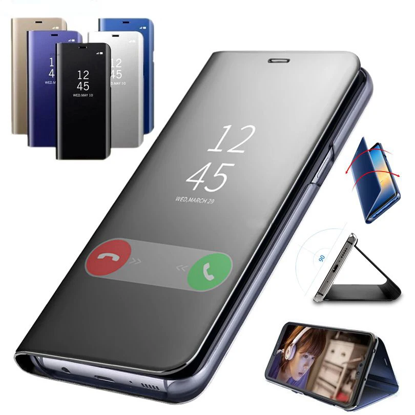 Smart Veidrodis Magnetinio Flip Case For Samsung Galaxy A53 5G A73 A23 A33 A13 4G 2022 Fundas Sumsung 53 33 73 13 23 Stovo Dangtelis
