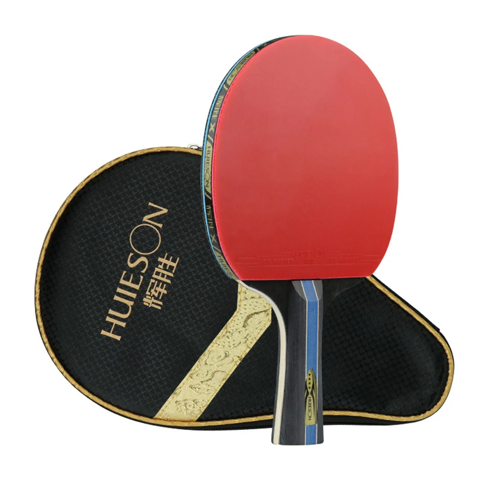 Teniso Rakečių Rinkinys Ping Pong Irklas 1set Patogi Rankena Geras Klampumo Vidutinio Elastingumo Raudona+Juoda Nuostabus