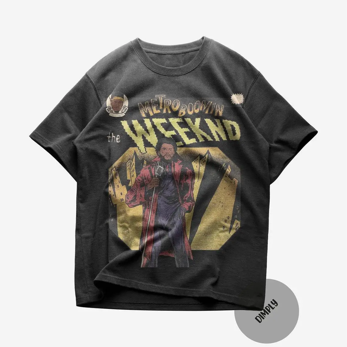 Tik Metro Boomin T-shirt Herojai Ir Piktadariai T-shirt The Weeknd Ventiliatorius Meno Marškinėlius Derliaus Plakatas Marškinėlius Unisex Sunkiųjų Medvilnės
