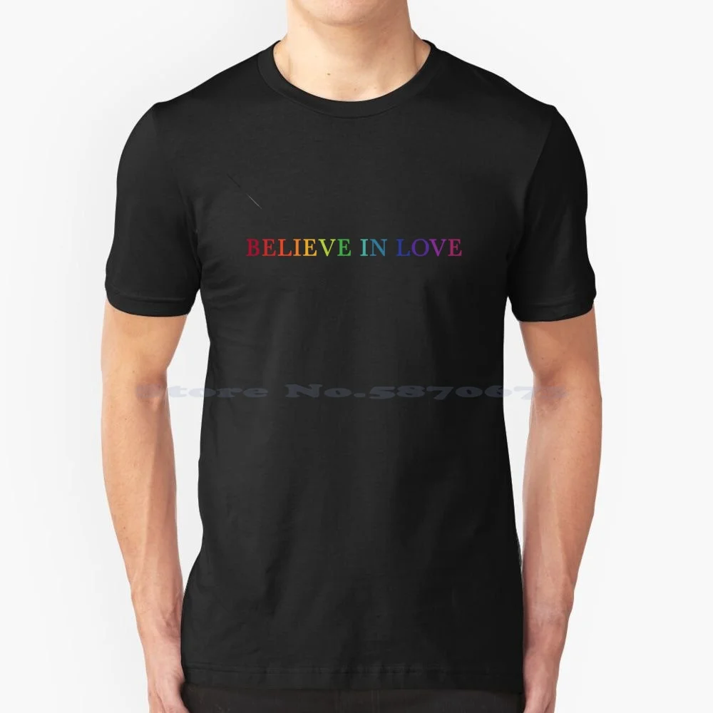 Tikiu Meile Įkvėpė Dizaino Marškinėliai 100% Medvilnė Tee Chris Martin Įkvėpė Vaivorykštė Lgbt Meilės Pride 