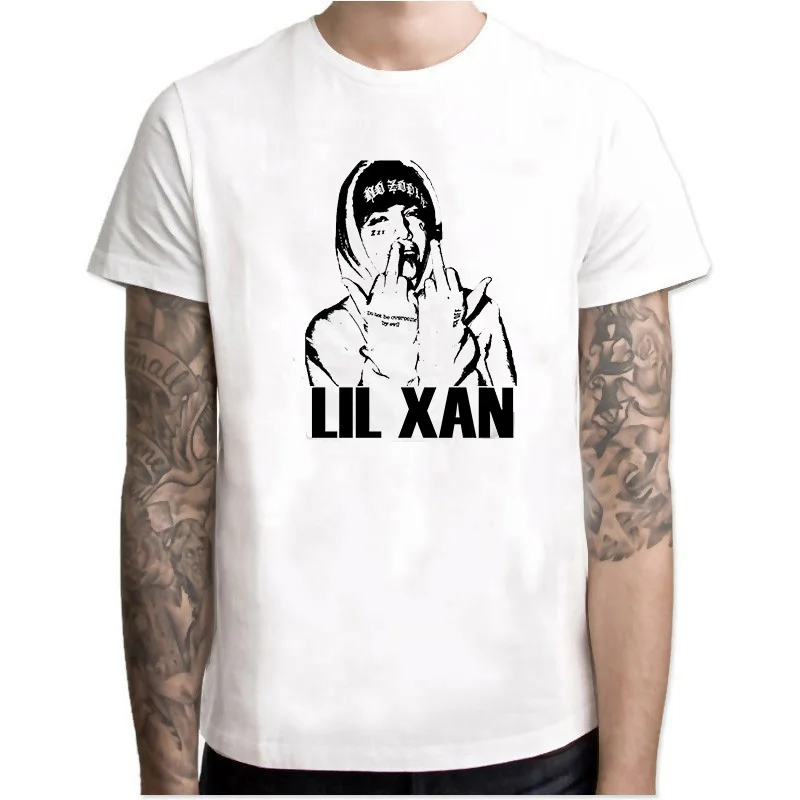 Xanarchy Marškinėliai Hip-Hop Medvilnės O Kaklo Lil Xan T-shirt Aukštos Kokybės Dizaino Berniukai Kietas Viršūnes Tee Dovana Reperis Camisetas Hombre