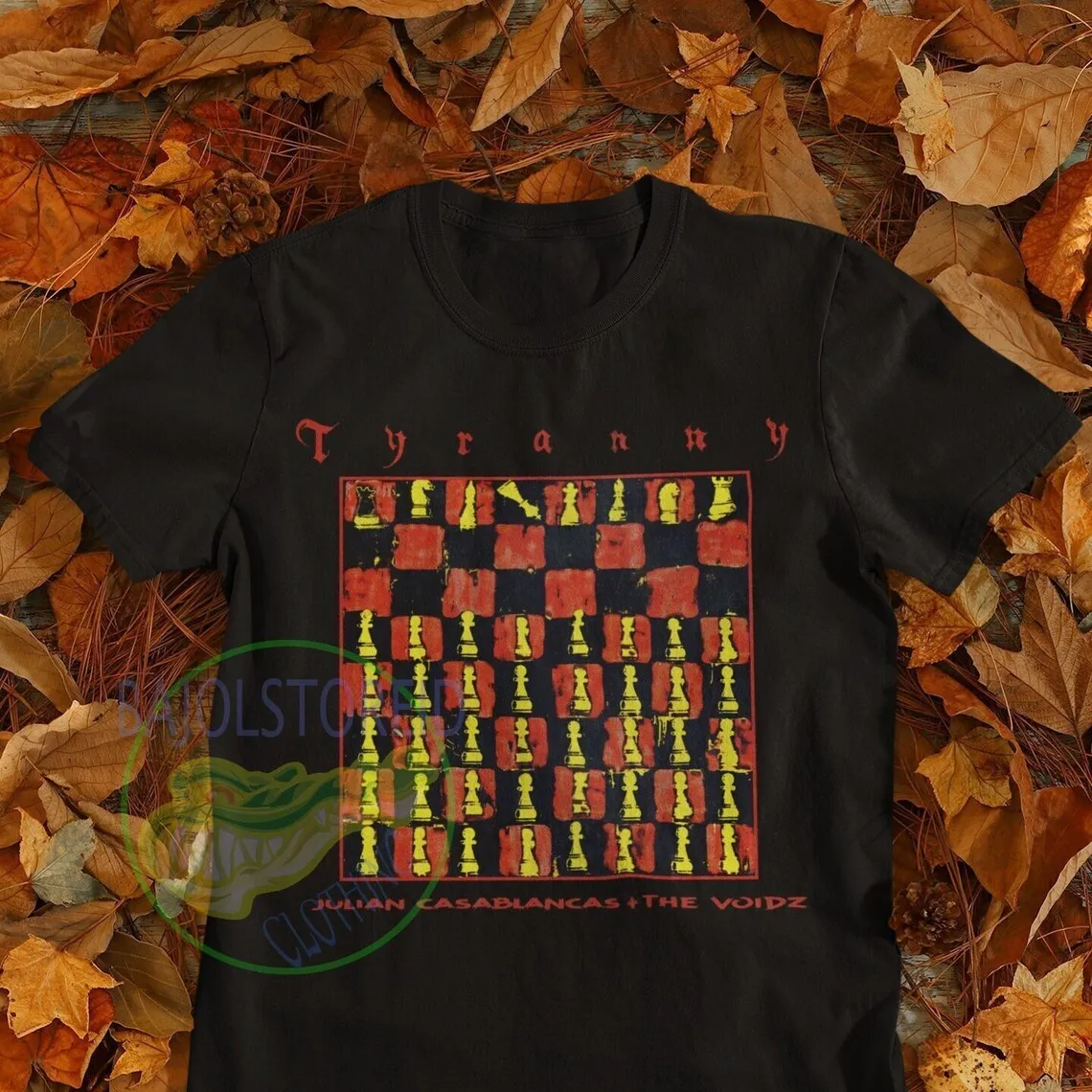 Į Voidz - Tironija Šachmatų Albumo grafikos marškinėlius Julian Casablancas ir Voidz shirt, derliaus, kad voidz juosta t-shirt, kad voidz t