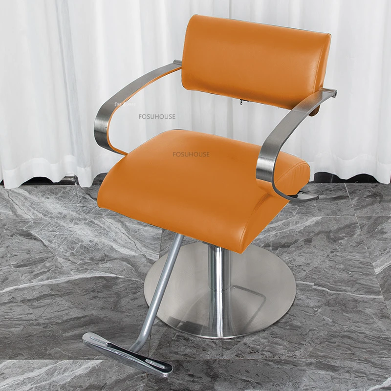 Šiuolaikinės Barber Kėdės, Kirpykla, Plaukų Kirpimo Kėdė Upscale Patogus Salonas Baldų Paprastas Atsilošti Profesinės Barber Kėdės