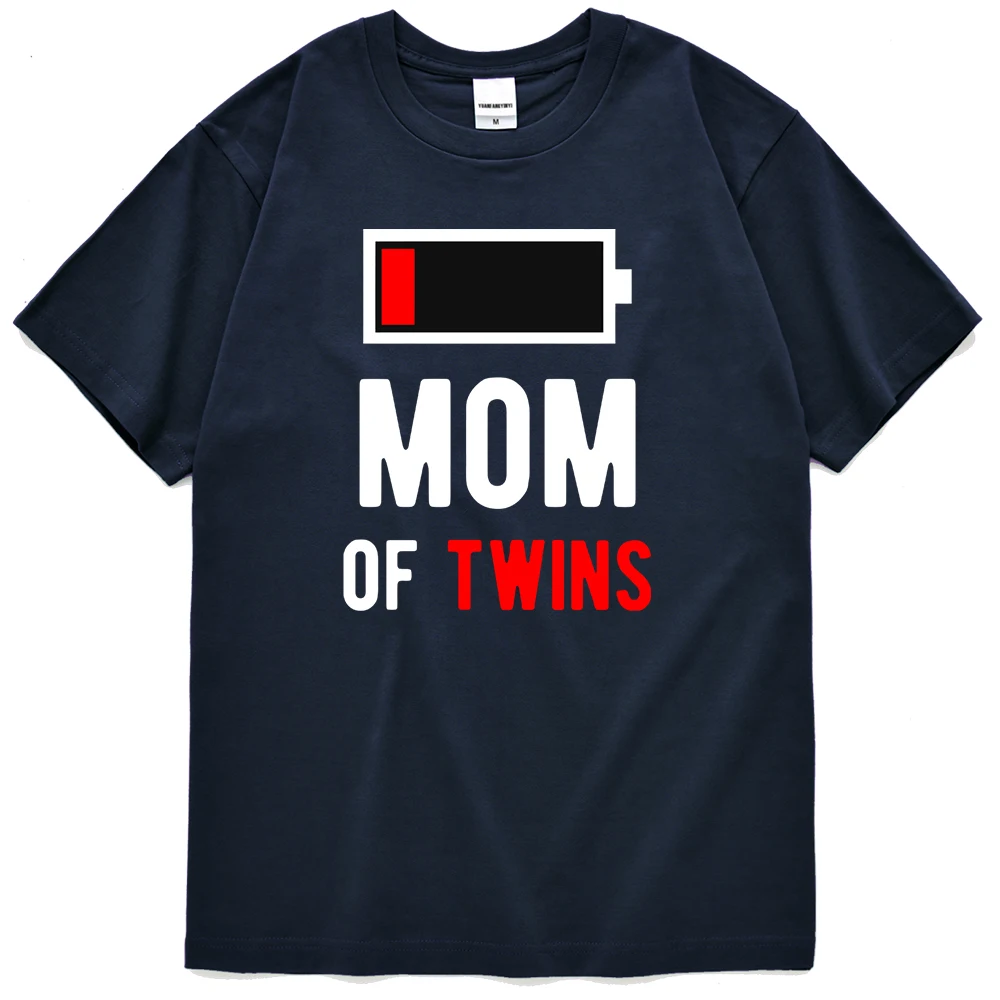 Žemas Baterijos Mama Dvyniai Spausdinti Vyrai Tee Marškinėliai Korėjos O Kaklo Marškinėlius Kūrybiškumą Kvėpuojantis Drabužius Strecth Mados Mens T-Shirts